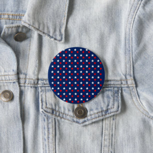4th of July 7.5 Cm Round Badge
