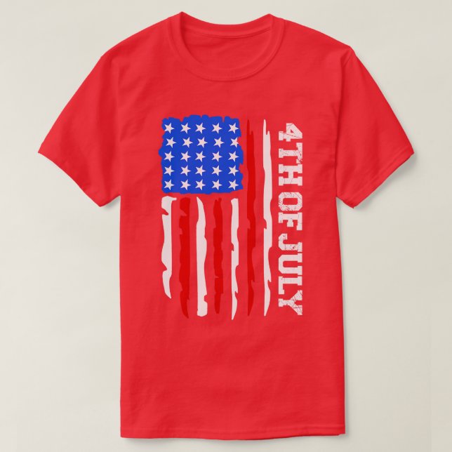 4th of july (9) T-Shirt (Design Front)