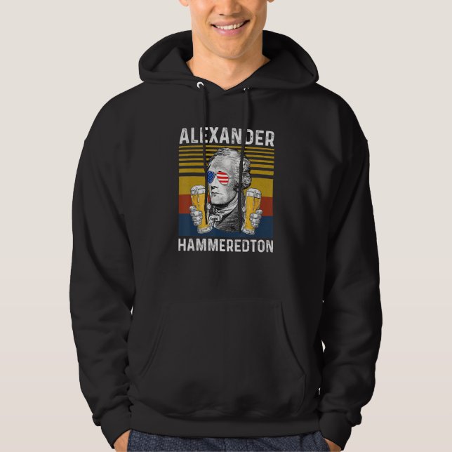 4th Of July Alexander Hammeredton Alexander Hamilt Hoodie (Front)