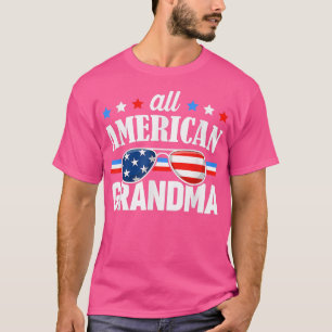 4th Of July All American Grandma USA Family Matchi T-Shirt