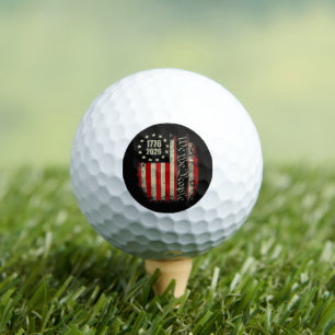 4th of July America US Flag Patriotic Golf Balls