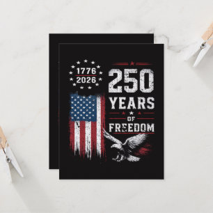 4th of July America US Flag Patriotic Invitation