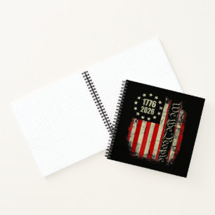 4th of July America US Flag Patriotic Notebook