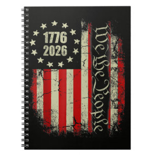 4th of July America US Flag Patriotic Notebook