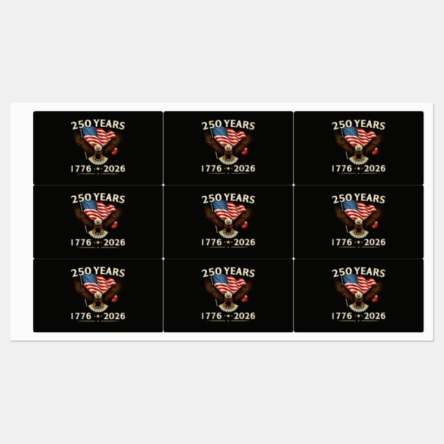 4th of July America US Patriotic Eagle  (Sheet)