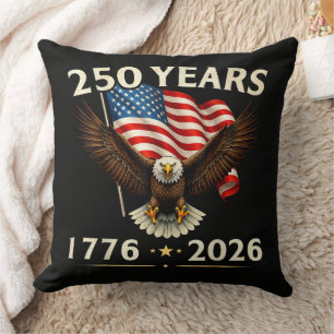 4th of July America US Patriotic Eagle Cushion
