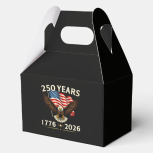 4th of July America US Patriotic Eagle  Favour Box
