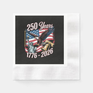 4th of July America US Patriotic Eagle Napkin