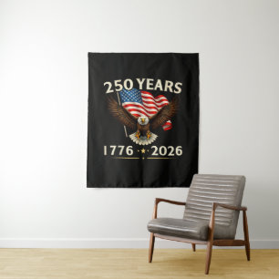 4th of July America US Patriotic Eagle Tapestry