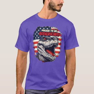 4th of July American Alligator Proud to be America T-Shirt