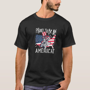 4th Of July American Cat Patriotic American Flag A T-Shirt