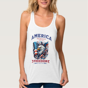 4th of July American Eagle Sublimation-61901 Singlet
