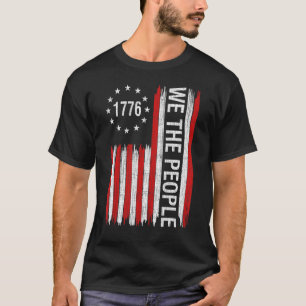 4th Of July American Flag 1776 We The People Men W T-Shirt