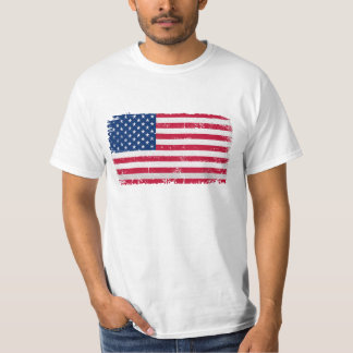 4th of July American Flag Grunge Independence Day T-Shirt