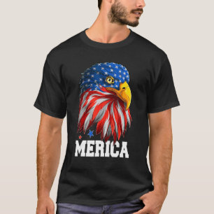 4th Of July American Flag Merica Patriotic Eagle U T-Shirt