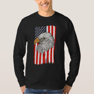 4th Of July American Flag Patriotic Eagle USA Cool T-Shirt
