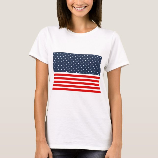 4th of july american flag T-Shirt (Front)