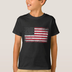 4th of July American Flag Vintage USA Men Women Pa T-Shirt