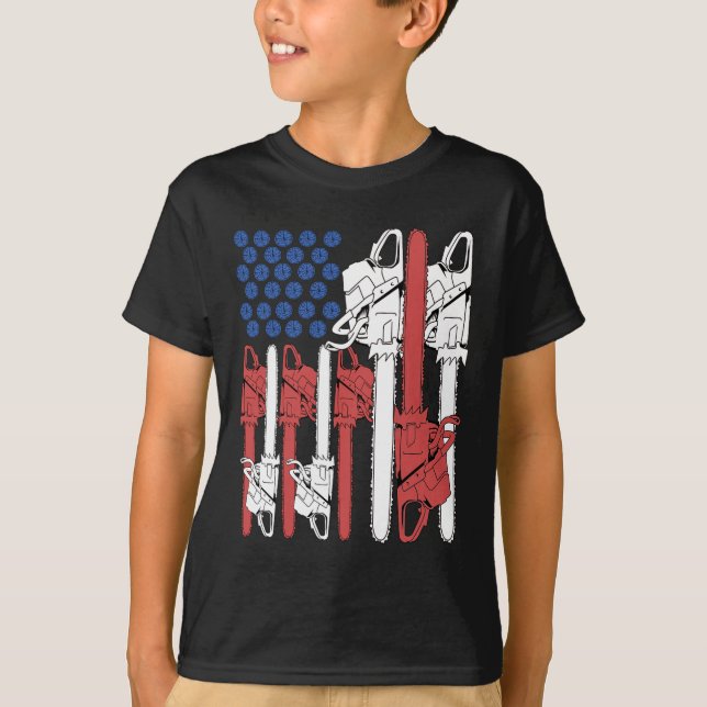 4th Of July Arborist Shirt Men Tree Climber Dad Ch (Front)