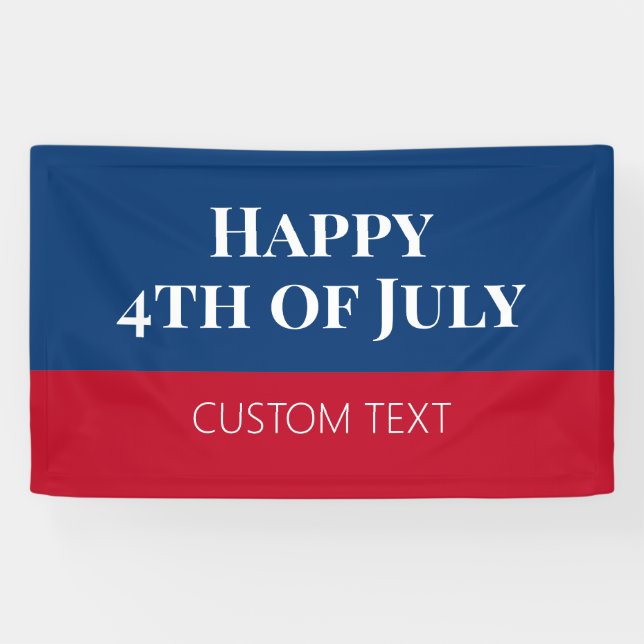 4th of July Banner (Horizontal)