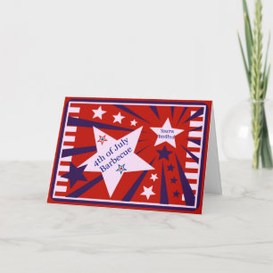 4th of July Barbecue/Party Invitation