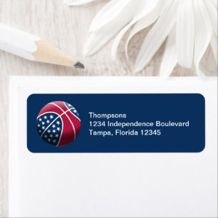 4th of July Basketball Return Address
