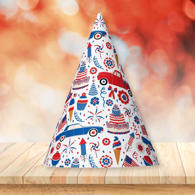 4th of July BBQ Americana Party Hat (Creator Uploaded)
