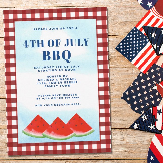 4th Of July BBQ Invitation (Creator Uploaded)