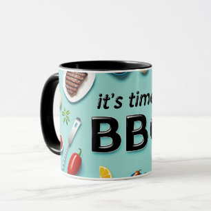 4th of July BBQ Mug – Hot Dogs, Fireworks &Freedom