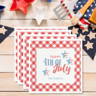 4th of July BBQ Paper Napkin
