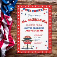 4th of July BBQ Party – ALL AMERICAN BBQ