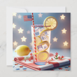 4th of July BBQ Party Invitation