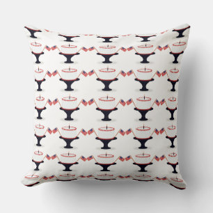 4th of July Birthday Cake Throw Pillow