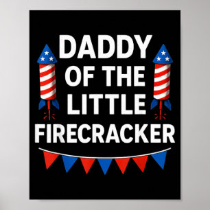 4th of July Birthday Funny Bday Born On 4th of Poster
