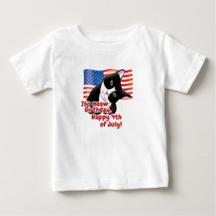 4th of July Cat Baby T-Shirt