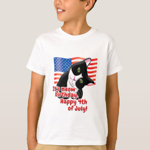 4th of July Cat T-Shirt
