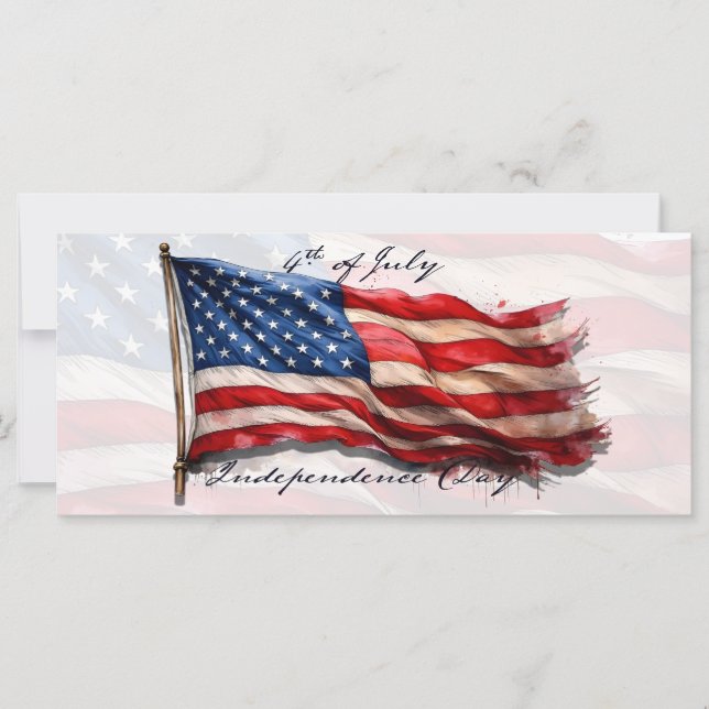 4th of July – Celebrate with US Flag (Front)
