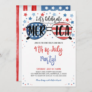 4th of July Celebration Invitation