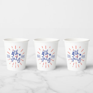 4th of July Celebration Paper Cups