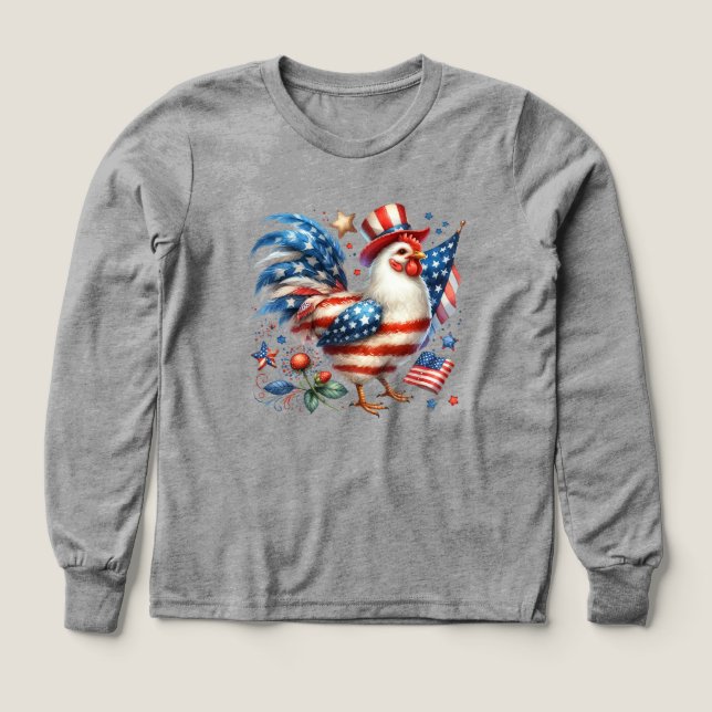 4th of July Chicken Clipart-61531 (Design Front)