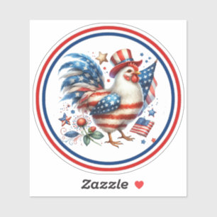 4th of July Chicken Clipart-61531