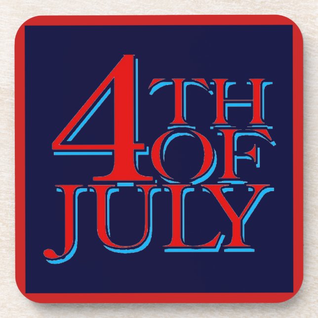 4th of July - Coaster (Front)