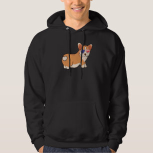 4th Of July Corgi Patriotic Merica Dog 4th Of July Hoodie