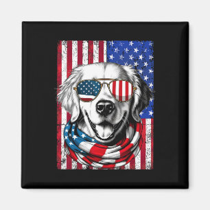 4th Of July Cow Popsicle Firework Usa American Magnet