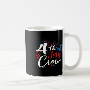 4th Of July Crew Fireworks Independence Day Family Coffee Mug