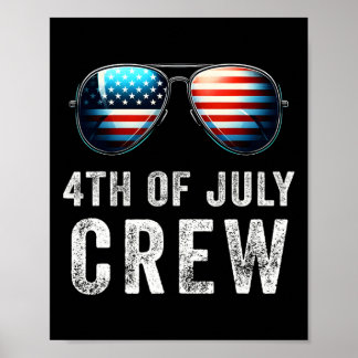 4th Of July Crew Matching Family Outfits Men Women Poster