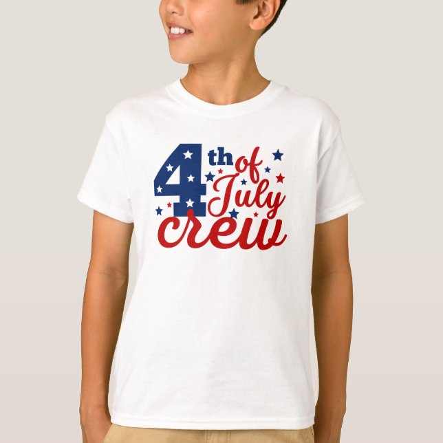4th Of July Crew T-Shirt (Front)