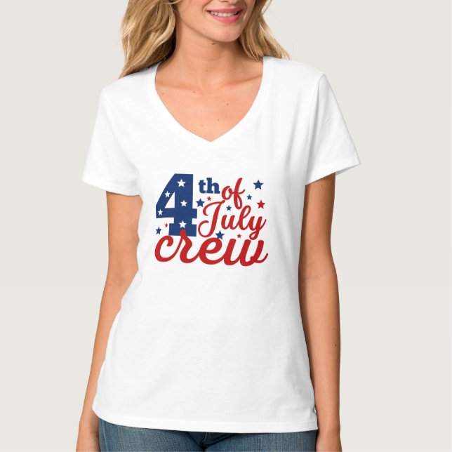 4th Of July Crew T-Shirt (Front)
