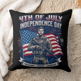 4th Of July  Cushion