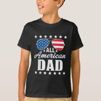 4th Of July Dad All American Patriot Usa Dad Men